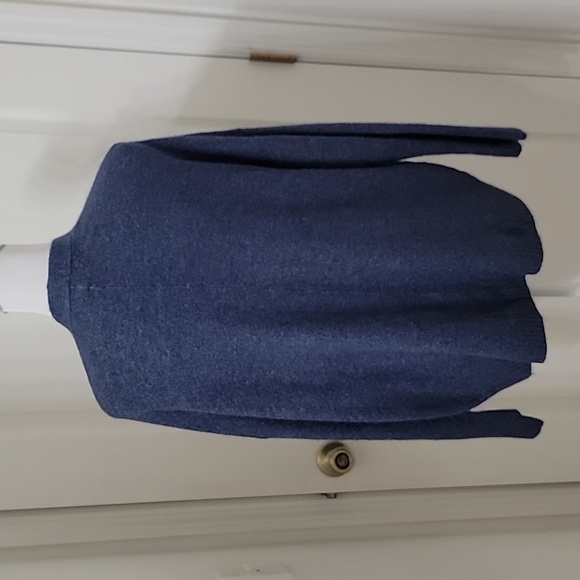 Old Navy Size M Open Cardigan Sweater Dusty Blue Color, Excellent Used Condition - Picture 4 of 11